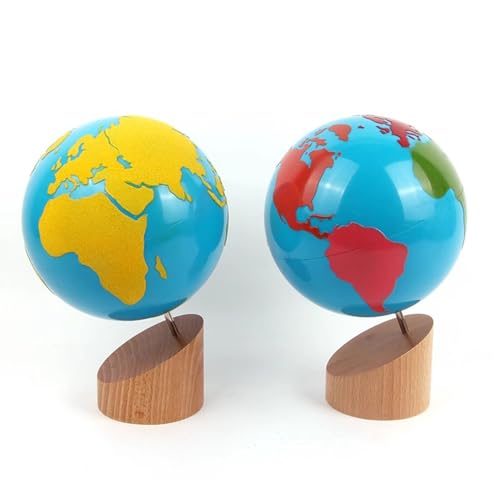 LLTCMYGS Montessori Globe Geographie Lehrmittel, EIN frühes wissenschaftliches und kulturelles kognitives Spielzeug für Kinder,Two Piece Set LLTCMYGS Montessori Globe Geographie Lehrmittel, EIN frühes wissenschaftliches und kulturelles kognitives Spielzeug für Kinder,Two Piece Set von LLTCMYGS