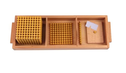 LLTCMYGS Montessori Golden Beaded Decimal Teaching AIDS, Bankspiel Requisiten Demonstrator,Decimal a LLTCMYGS Montessori Golden Beaded Decimal Teaching AIDS, Bankspiel Requisiten Demonstrator,Decimal a von LLTCMYGS