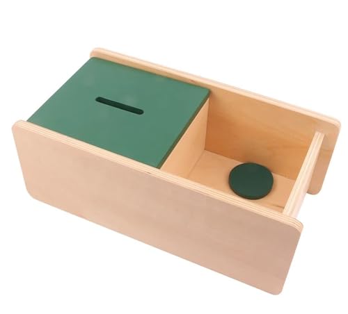 LLTCMYGS Montessori Green Circular Flap Box, EIN Entwicklungs- und Lernspielzeug für Kinder im Vorschulalter von LLTCMYGS