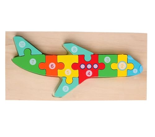 LLTCMYGS Montessori Holz Cartoon Fahrzeug Puzzles, Vorschule Baustein Puzzles Spielzeug,Planes LLTCMYGS Montessori Holz Cartoon Fahrzeug Puzzles, Vorschule Baustein Puzzles Spielzeug,Planes von LLTCMYGS