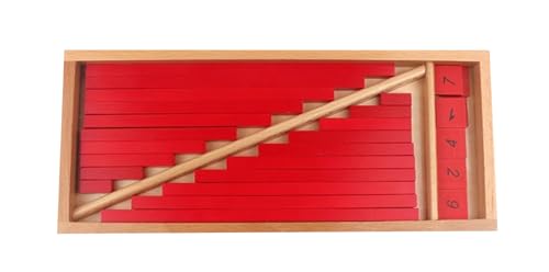 LLTCMYGS Montessori Holz Mathe Zahlenstäbe, Kinder Mathe Kinder Bildung Lernhilfen,Red Sticks LLTCMYGS Montessori Holz Mathe Zahlenstäbe, Kinder Mathe Kinder Bildung Lernhilfen,Red Sticks von LLTCMYGS
