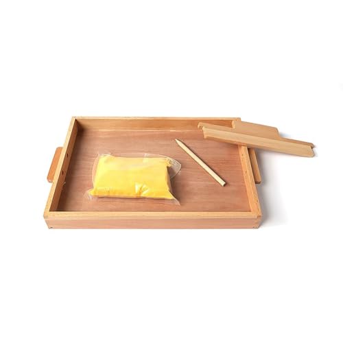 LLTCMYGS Montessori Holz Schreib-Sand-Tisch Lehrmittel, Sandkratz-Box Kinderspielzeug,Large LLTCMYGS Montessori Holz Schreib-Sand-Tisch Lehrmittel, Sandkratz-Box Kinderspielzeug,Large von LLTCMYGS