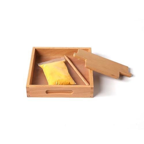 LLTCMYGS Montessori Holz Schreib-Sand-Tisch Lehrmittel, Sandkratz-Box Kinderspielzeug,Small LLTCMYGS Montessori Holz Schreib-Sand-Tisch Lehrmittel, Sandkratz-Box Kinderspielzeug,Small von LLTCMYGS
