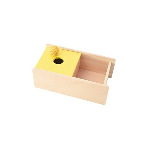 LLTCMYGS Montessori Holz-Sinnes-Geometrie-Eingabekasten, Baby-Imbucare-Box mit Flip-Deckel, Spielzeug für praktische Lebenskompetenzen,Model a von LLTCMYGS