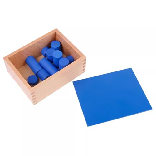 LLTCMYGS Montessori Holz Zylindrisches Material ohne Knöpfe, sensorisches Entwicklungsmaterial für Kinder,Blau LLTCMYGS Montessori Holz Zylindrisches Material ohne Knöpfe, sensorisches Entwicklungsmaterial für Kinder,Blau von LLTCMYGS