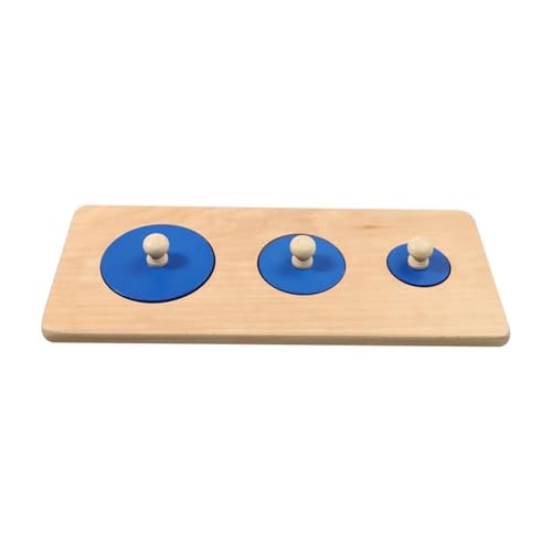 LLTCMYGS Montessori Holzknauf-Panel-Puzzle, geometrisches Holzpuzzle mit Mehreren Formen, sensorisches Material für die Vorschule LLTCMYGS Montessori Holzknauf-Panel-Puzzle, geometrisches Holzpuzzle mit Mehreren Formen, sensorisches Material für die Vorschule von LLTCMYGS