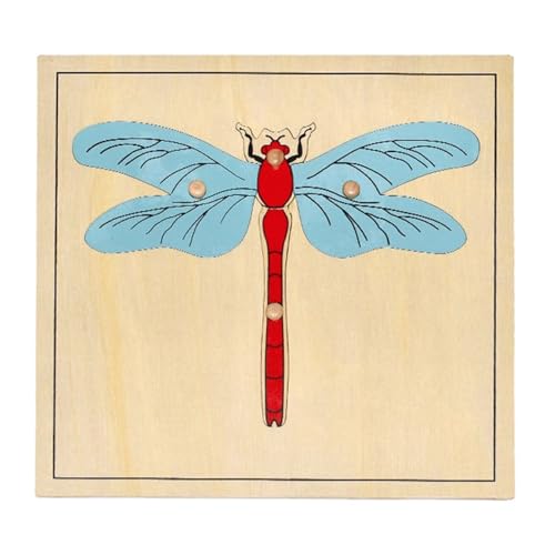 LLTCMYGS Montessori Holznietplattenmontage Lehrhilfsmittel, Tier- und Pflanzenpuzzles,Dragonflies LLTCMYGS Montessori Holznietplattenmontage Lehrhilfsmittel, Tier- und Pflanzenpuzzles,Dragonflies von LLTCMYGS