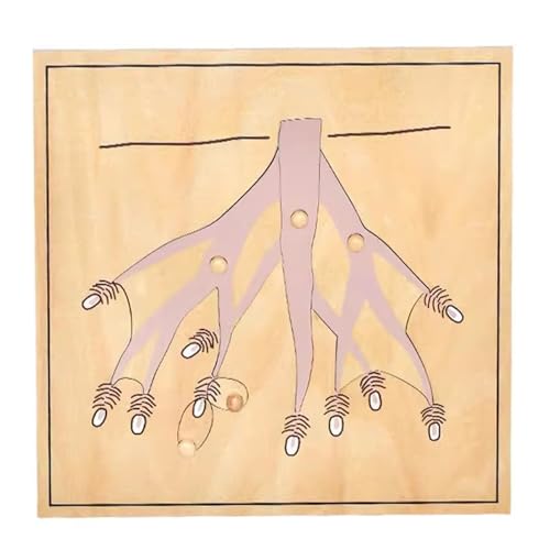 LLTCMYGS Montessori Holznietplattenmontage Lehrhilfsmittel, Tier- und Pflanzenpuzzles,Tree Roots LLTCMYGS Montessori Holznietplattenmontage Lehrhilfsmittel, Tier- und Pflanzenpuzzles,Tree Roots von LLTCMYGS