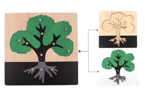 LLTCMYGS Montessori Holzpflanze Puzzle, Greifbrett Puzzle Baby Spielzeug,Trees LLTCMYGS Montessori Holzpflanze Puzzle, Greifbrett Puzzle Baby Spielzeug,Trees von LLTCMYGS