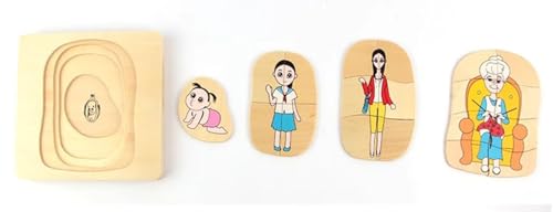LLTCMYGS Montessori Holzpuzzle Spielzeug für das Wachstum Kleiner Mädchen, Vorschule, frühe Kindesentwicklung, Lernmaterial LLTCMYGS Montessori Holzpuzzle Spielzeug für das Wachstum Kleiner Mädchen, Vorschule, frühe Kindesentwicklung, Lernmaterial von LLTCMYGS