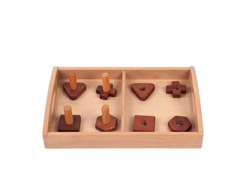 LLTCMYGS Montessori Holzschraube passend zu Lehrmitteln, Früherziehung AIDS für Alltag und Arbeit LLTCMYGS Montessori Holzschraube passend zu Lehrmitteln, Früherziehung AIDS für Alltag und Arbeit von LLTCMYGS