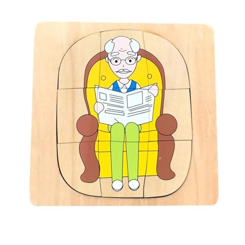 LLTCMYGS Montessori Human Body Life-Cycle Puzzle, EIN mehrschichtiges Puzzle Lehrmittel für die Intelligenz im Vorschulalter,Man LLTCMYGS Montessori Human Body Life-Cycle Puzzle, EIN mehrschichtiges Puzzle Lehrmittel für die Intelligenz im Vorschulalter,Man von LLTCMYGS