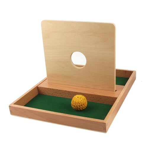 LLTCMYGS Montessori Imbucare Board mit gestricktem Ball, Früherziehung für kleine Kinder zur Entwicklung von Spielzeug,Model a LLTCMYGS Montessori Imbucare Board mit gestricktem Ball, Früherziehung für kleine Kinder zur Entwicklung von Spielzeug,Model a von LLTCMYGS