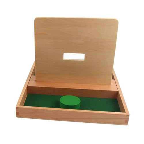 LLTCMYGS Montessori Imbucare Board mit gestricktem Ball, Früherziehung für kleine Kinder zur Entwicklung von Spielzeug,Model b von LLTCMYGS