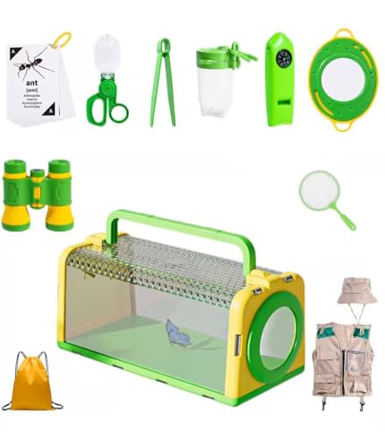 LLTCMYGS Montessori Insekten-Lebensraum-Beobachtungsset, Outdoor-Abenteuer Wissenschafts-Experimentierspielzeug LLTCMYGS Montessori Insekten-Lebensraum-Beobachtungsset, Outdoor-Abenteuer Wissenschafts-Experimentierspielzeug von LLTCMYGS