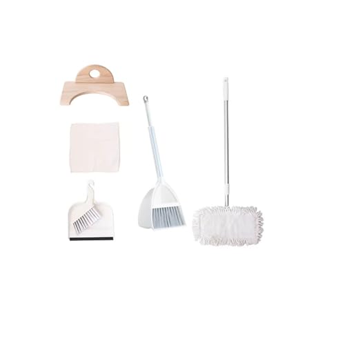 LLTCMYGS Montessori Kinder Plastik Kleiner Wischmopp und Besen Set Lehrmittel, Reinigungswerkzeuge LLTCMYGS Montessori Kinder Plastik Kleiner Wischmopp und Besen Set Lehrmittel, Reinigungswerkzeuge von LLTCMYGS