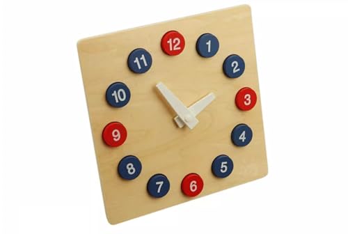 LLTCMYGS Montessori Kinder Spielzeug Uhr, EIN Lehrmittel für Vorschulkinder zur Zeitwahrnehmung LLTCMYGS Montessori Kinder Spielzeug Uhr, EIN Lehrmittel für Vorschulkinder zur Zeitwahrnehmung von LLTCMYGS