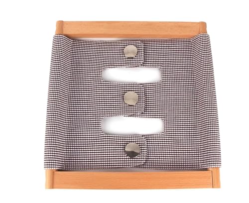 LLTCMYGS Montessori Kleidung Frame Life Teaching AIDS, Spielzeug für die Früherziehung von Kindern,Button down Garment Frame von LLTCMYGS