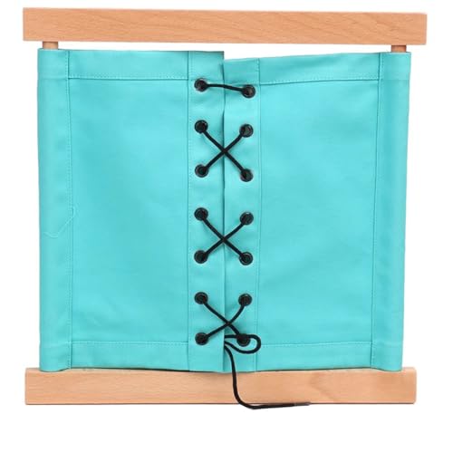 LLTCMYGS Montessori Kleidung Frame Life Teaching AIDS, frühe Lernmaterialien zum Anziehen,Light Blue von LLTCMYGS
