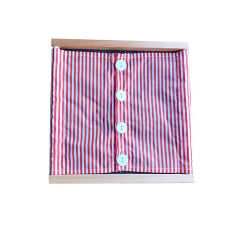 LLTCMYGS Montessori Kleidung Rahmen Leben Lehre AIDS, Busy Clothing Board Spielzeug,Model a LLTCMYGS Montessori Kleidung Rahmen Leben Lehre AIDS, Busy Clothing Board Spielzeug,Model a von LLTCMYGS