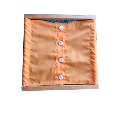 LLTCMYGS Montessori Kleidung Rahmen Leben Lehre AIDS, Busy Clothing Board Spielzeug,Model d von LLTCMYGS