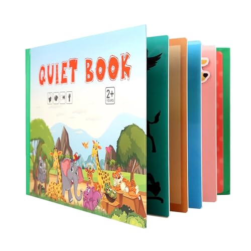 LLTCMYGS Montessori Kognitiver Transport Tierpaste Buch, Vorschule Handbuch Zeichnung Aufkleber Buch Unterrichten AIDS,Animal cognition von LLTCMYGS
