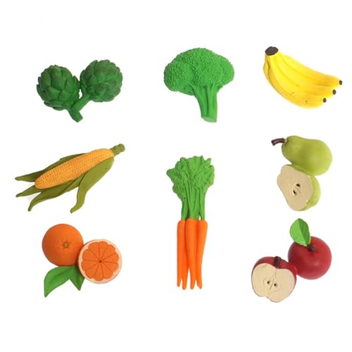 LLTCMYGS Montessori Kunststoff Obst und Gemüse Kleines Modell Zubehör, pädagogische Spielzeugfiguren für Jungen LLTCMYGS Montessori Kunststoff Obst und Gemüse Kleines Modell Zubehör, pädagogische Spielzeugfiguren für Jungen von LLTCMYGS