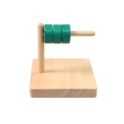 LLTCMYGS Montessori Lehrmittel Lernspielzeug, Montessori Level Ring, Würfel auf vertikalem Dübel,Model d LLTCMYGS Montessori Lehrmittel Lernspielzeug, Montessori Level Ring, Würfel auf vertikalem Dübel,Model d von LLTCMYGS