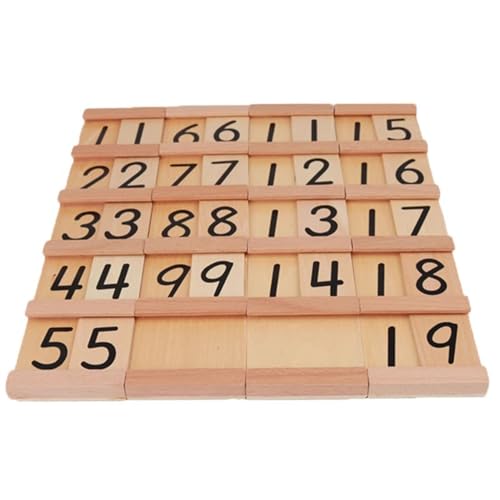 LLTCMYGS Montessori Mathe Material Teen and Ten Boards, Mathe Materialien für Kinder im Vorschulalter von LLTCMYGS