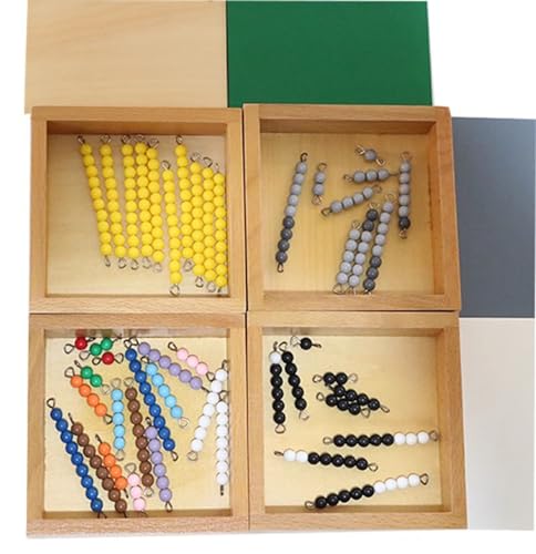 LLTCMYGS Montessori Mathe Perlen Spielzeug, Dezimal Vorschule Mathematik Lernspielzeug LLTCMYGS Montessori Mathe Perlen Spielzeug, Dezimal Vorschule Mathematik Lernspielzeug von LLTCMYGS