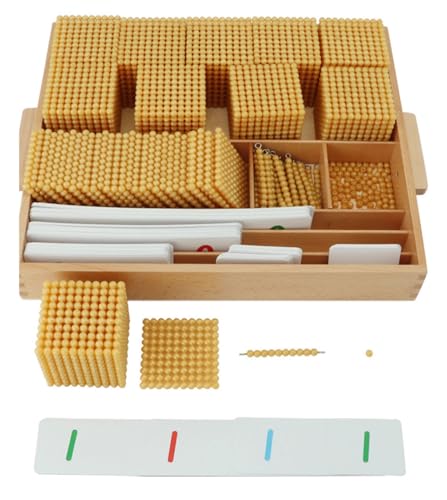 LLTCMYGS Montessori Mathe Perlmuttperlmutt-Perlenspielzeug, zehntausend Kubikmeter Mathematerial für kleine Kinder LLTCMYGS Montessori Mathe Perlmuttperlmutt-Perlenspielzeug, zehntausend Kubikmeter Mathematerial für kleine Kinder von LLTCMYGS