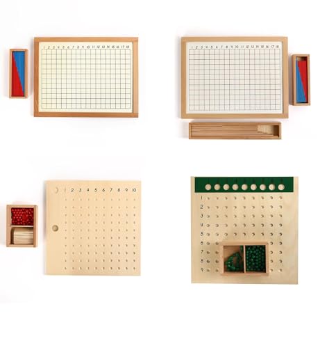 LLTCMYGS Montessori Mathematical Operation Material Board Teaching AIDS, Werkzeuge für das frühe Lernen in Mathematik von LLTCMYGS