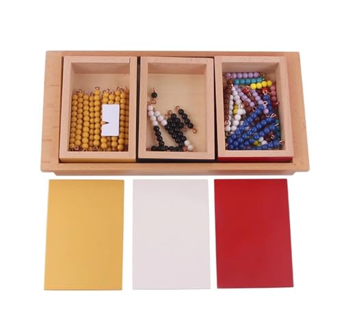 LLTCMYGS Montessori Mathematik Perlen Schlange Unterricht AIDS, Vorschule Numerische Berechnung AIDS,Addition von LLTCMYGS