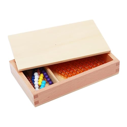 LLTCMYGS Montessori Mathematik Perlenmaterialien, Frühe Entwicklung von mathematischen Perlen Spielzeugen von LLTCMYGS