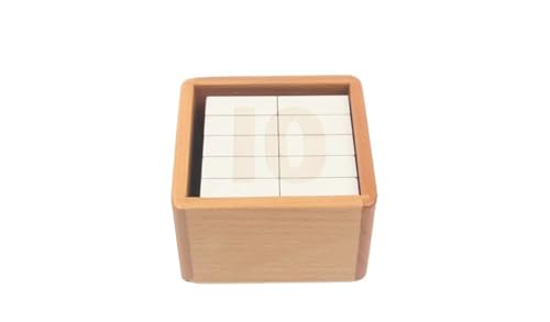 LLTCMYGS Montessori Mathematik Unterricht AIDS, 1-10 Zahlensegmentierung Puzzle Spielzeug für die Früherziehung von LLTCMYGS