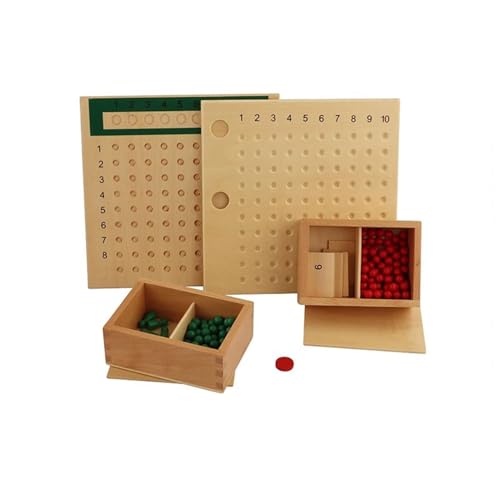 LLTCMYGS Montessori-Mathematikmaterial Multiplikations- und Divisionsbrett, arithmetisches Werkzeugbrett LLTCMYGS Montessori-Mathematikmaterial Multiplikations- und Divisionsbrett, arithmetisches Werkzeugbrett von LLTCMYGS