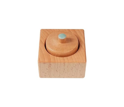 LLTCMYGS Montessori Mini Buche zylindrische kleine Augenhöhle Lehrmittel für die Hand-Augen-Koordination Sensorische Lehrmittel von LLTCMYGS