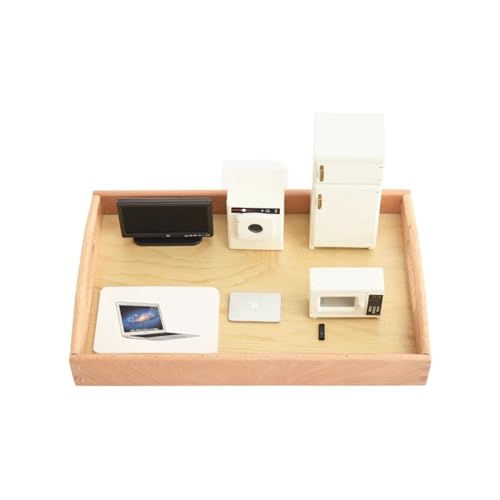 LLTCMYGS Montessori Mini Elektrogerät Zuordnungskarten, Sprachlehrmittel, Vorschulsprachmaterialien von LLTCMYGS