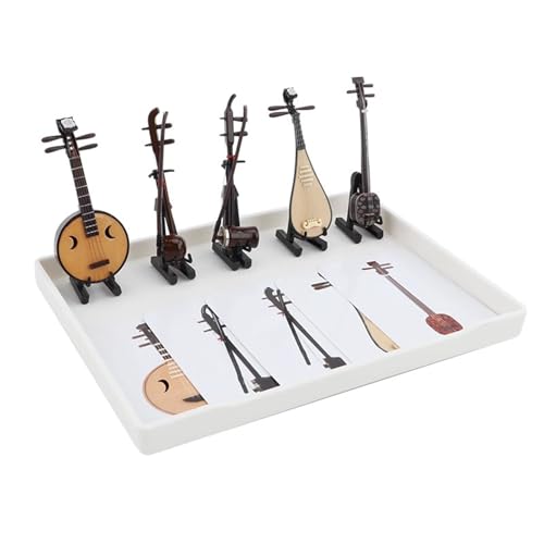 LLTCMYGS Montessori Mini-Musikinstrumenten-Set, kleine Musikinstrumentmodelle, Spielzeuge zur Wohnungsdekoration von LLTCMYGS