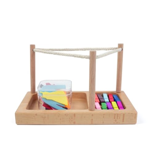 LLTCMYGS Montessori Mini Simulation Wäsche-Trocken-Set Lehrmittel, für die Entwicklung der Feinmotorik im Alltag LLTCMYGS Montessori Mini Simulation Wäsche-Trocken-Set Lehrmittel, für die Entwicklung der Feinmotorik im Alltag von LLTCMYGS