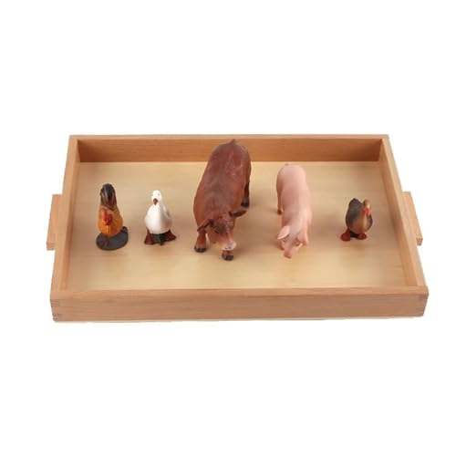 LLTCMYGS Montessori Mini Tiermodell Set, Kinder Simulation Tier Lehrmittel,Animal a LLTCMYGS Montessori Mini Tiermodell Set, Kinder Simulation Tier Lehrmittel,Animal a von LLTCMYGS