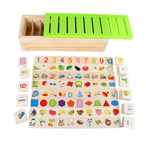 LLTCMYGS Montessori Multifunktions-Wissensklassifikationsbox, Frühkindliche Vorschulbildung LLTCMYGS Montessori Multifunktions-Wissensklassifikationsbox, Frühkindliche Vorschulbildung von LLTCMYGS