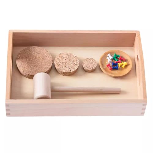 LLTCMYGS Montessori Nagelhämmer-Set Lehrmittel, Holzhämmerarbeiten,Model a LLTCMYGS Montessori Nagelhämmer-Set Lehrmittel, Holzhämmerarbeiten,Model a von LLTCMYGS