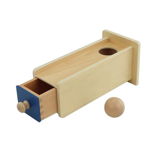LLTCMYGS Montessori Object Permanence Holzkiste, EIN Schubladenspielzeug für Kinder im Vorschulalter LLTCMYGS Montessori Object Permanence Holzkiste, EIN Schubladenspielzeug für Kinder im Vorschulalter von LLTCMYGS