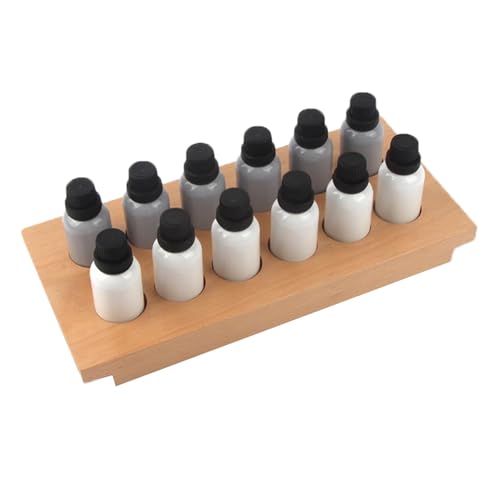 LLTCMYGS Montessori Olfaktorische Flasche Sensorische Lehrmittel, Geruchstrainingsrequisiten Für Kinder von LLTCMYGS