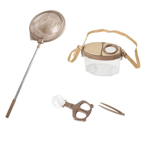 LLTCMYGS Montessori Outdoor Insektenfallen-Kit, EIN Geschenk für natürliches Erkundungsspielzeug für Kinder,Coffee Brown LLTCMYGS Montessori Outdoor Insektenfallen-Kit, EIN Geschenk für natürliches Erkundungsspielzeug für Kinder,Coffee Brown von LLTCMYGS