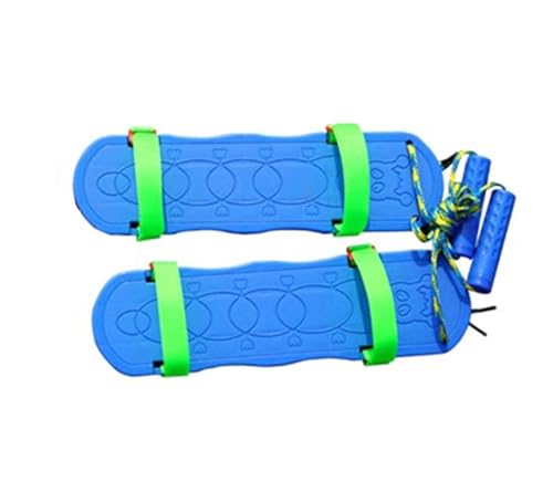 LLTCMYGS Montessori Outdoor Sensorische Integration Training Spielzeug, Kinder Sensorische Balance Board Schuhe,Blau von LLTCMYGS