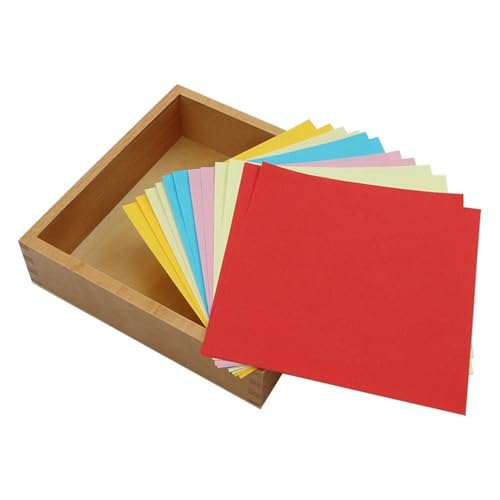LLTCMYGS Montessori Paper Box Lehrmittel, Falten von Papierspielspielzeug LLTCMYGS Montessori Paper Box Lehrmittel, Falten von Papierspielspielzeug von LLTCMYGS