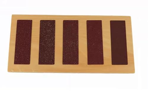 LLTCMYGS Montessori Perception Tactile Board, Taktiles sensorisches Lehrmittel für Kinder im Vorschulalter (ohne Aufbewahrungsbox) von LLTCMYGS