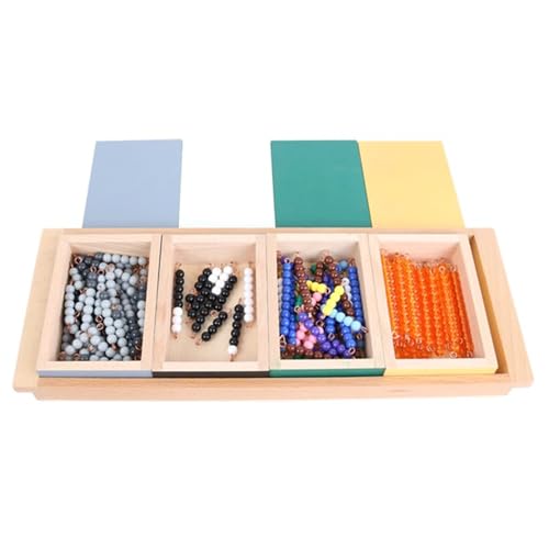 LLTCMYGS Montessori Perlen Addition und Subtraktion Mathematik Unterricht AIDS, Vorschule Perlen Materialien,Subtraction von LLTCMYGS